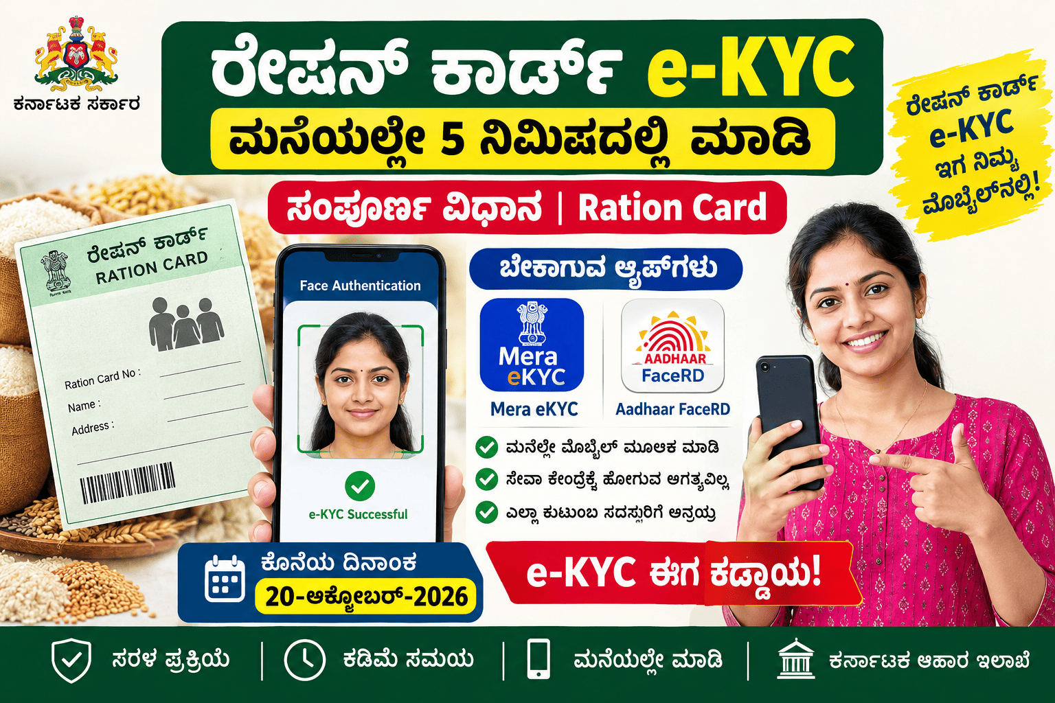 Ration card e-kyc